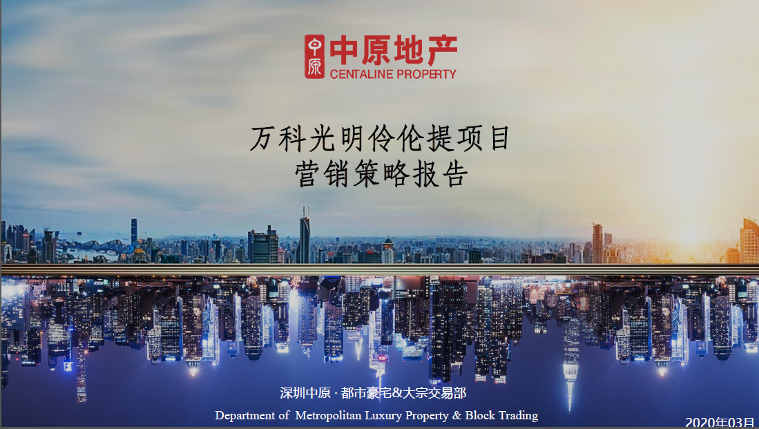 深圳房地产项目营销策略方案