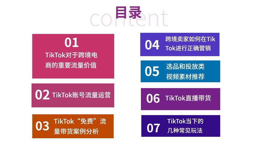 跨境电商卖家Tiktok营销方案