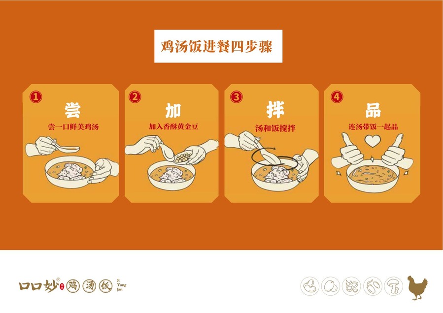 口口妙鸡汤饭餐饮美食品牌手册2.0(品牌加盟手册)