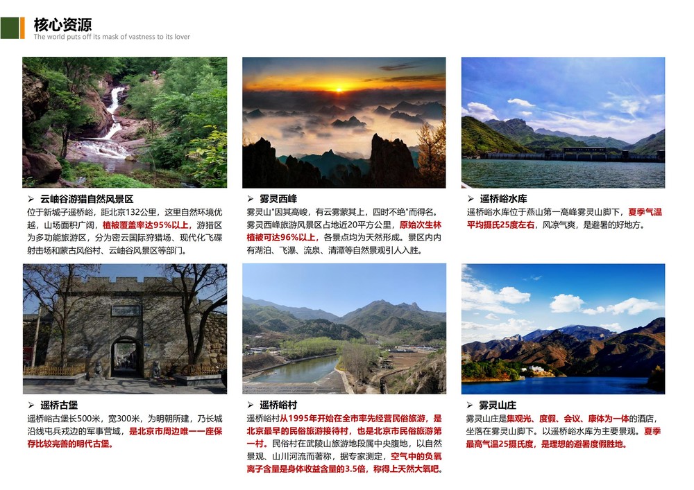 北京云岫谷国际运动休闲旅游度假区详细规划方案