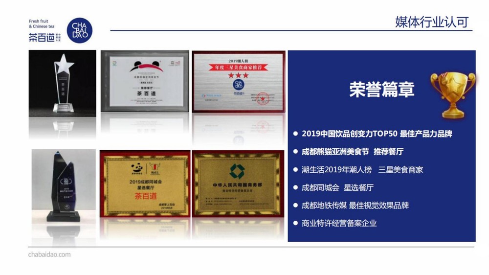 茶百道品牌招商加盟手册
